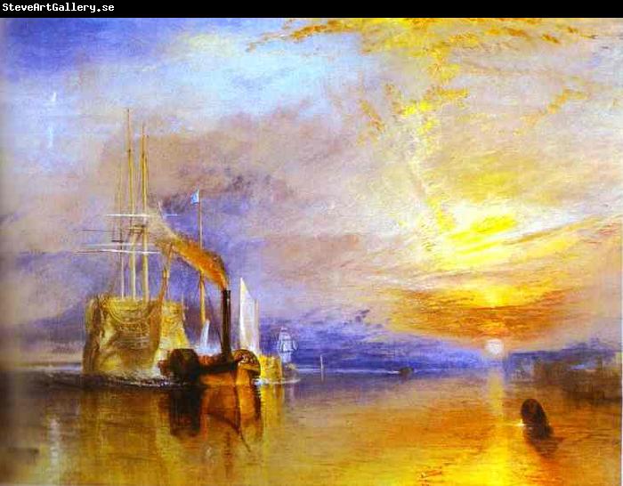 J.M.W. Turner Fighting Temeraire Tugged to Her Last Berth to Be Broken up